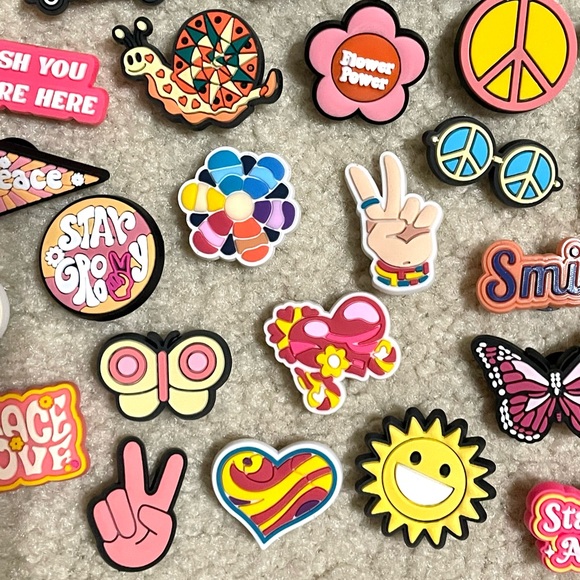 Boho Groovy Shoe Charms for Crocs - Picture 6 of 12